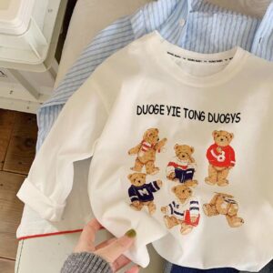 Cute Bear Long Sleeves - y364 - 图片 4