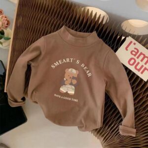 Trendy Versatile Cartoon Bottoming Shirt - y362 - 图片 2