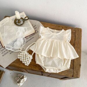 y382 - Triangle Jumpsuit With Paneled Sleeves And Skirt - 图片 2