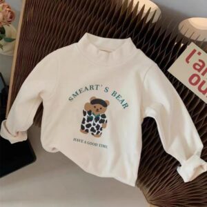 Trendy Versatile Cartoon Bottoming Shirt - y362 - 图片 4