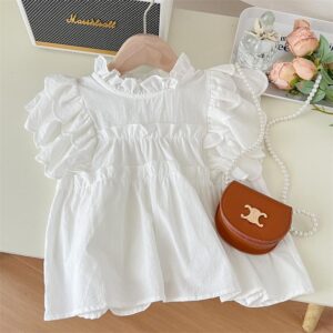 Stylish Short-Sleeve T-Shirt And Denim Shorts Set - y355 - 图片 2