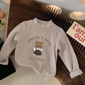 Trendy Versatile Cartoon Bottoming Shirt - y362 - 图片 5