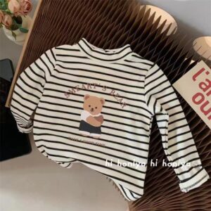 Trendy Versatile Cartoon Bottoming Shirt - y362 - 图片 7