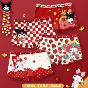 Girl Cartoon Breathable Children's Cotton Underwear - Y373 - 图片 3