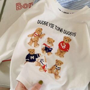 Cute Bear Long Sleeves - y364 - 图片 3