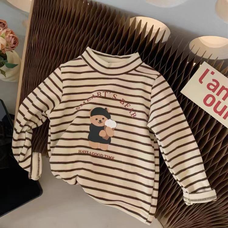 Trendy Versatile Cartoon Bottoming Shirt - y362 - 图片 6