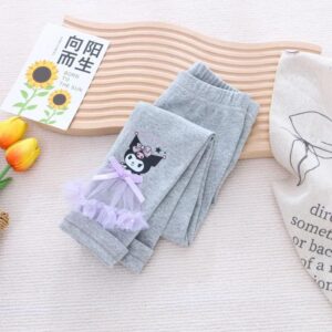 y399 - Baby Girl Cartoon Leggings - 图片 5