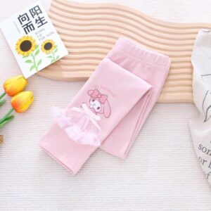 y399 - Baby Girl Cartoon Leggings - 图片 7