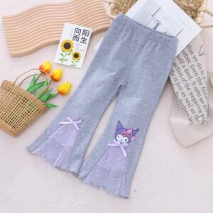 y400 - Baby Girl Cartoon Bell Bottoms - Image 4