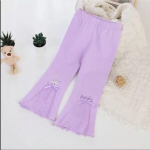 y400 - Baby Girl Cartoon Bell Bottoms - Image 9