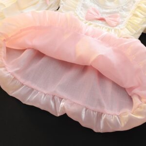 y420 - Bow Long Sleeve Princess Dress - 图片 2
