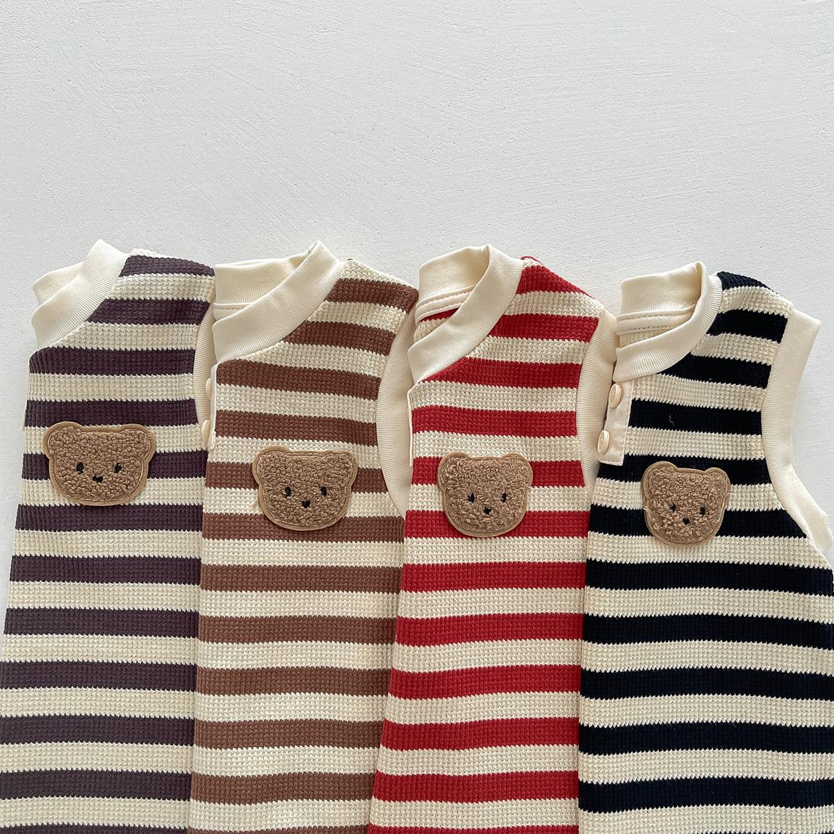 Y391 - Summer Vest And Baby Bodysuit For Girls And Boys - Image 3