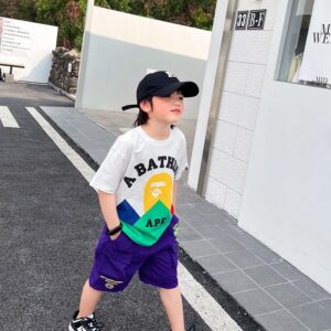 y414 - Baby Boy Cartoon Print Crew Neck Top - 图片 4
