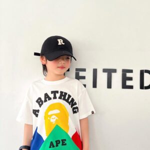 y414 - Baby Boy Cartoon Print Crew Neck Top - 图片 1