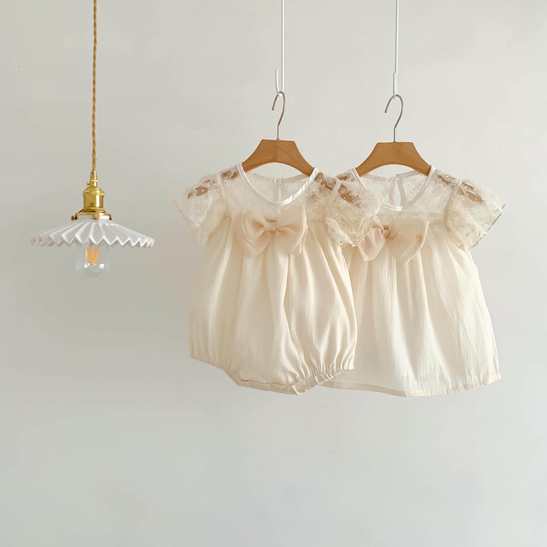 y416 - Princess Lace Romper And Skirt - 图片 6