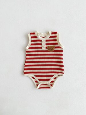 Y391 - Summer Vest And Baby Bodysuit For Girls And Boys - 图片 6