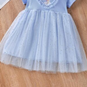 y413 - Elsa Dress With Flying Sleeves - 图片 2