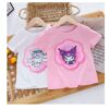 y395 - Double-Sided Color-Changing Sequined Short-Sleeved Top - Image 1