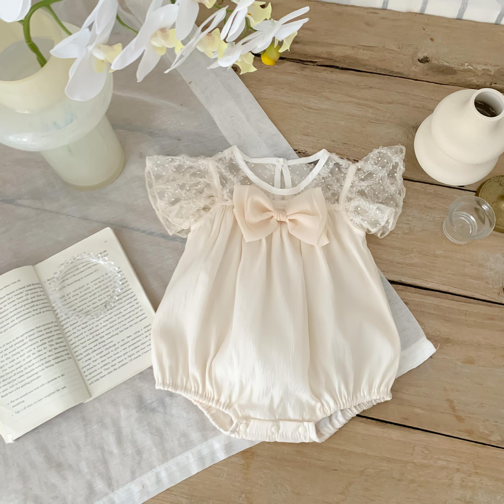 y416 - Princess Lace Romper And Skirt - 图片 2