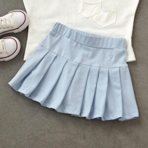 y406 - Summer Girl Pleated Skirt Love - 图片 3