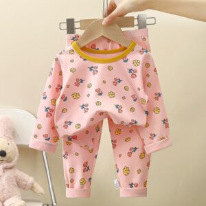 y423 - New Style Home Pajamas For Boys And Girls - 图片 13
