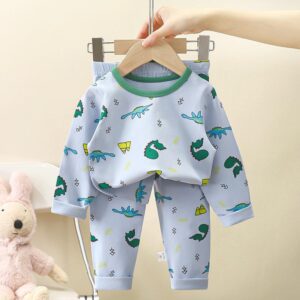 y423 - New Style Home Pajamas For Boys And Girls - 图片 2