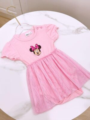 y434 - Baby Mesh Disney Romper Skirt - 图片 4
