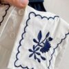 y020 - ins2023 summer style cool pure navy collar embroidered sleeveless romper baby girl jumpsuit jumpsuit for infants and young children - Image 9