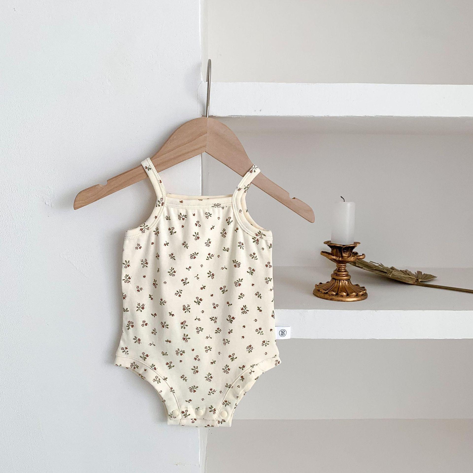 y440 - Floral Pattern Baby Carrier Romper - Image 1