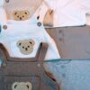 y448 - Bear Cartoon Baby Sling Romper Sets - Image 7