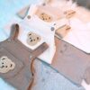 y448 - Bear Cartoon Baby Sling Romper Sets - Image 8