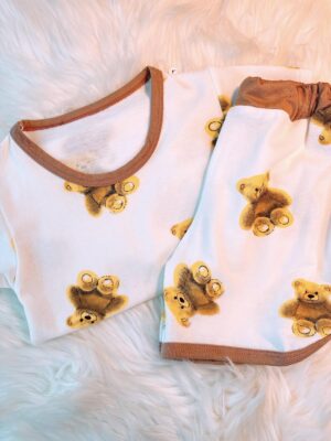 y450 - Bear Short Sleeve Sets - 图片 4