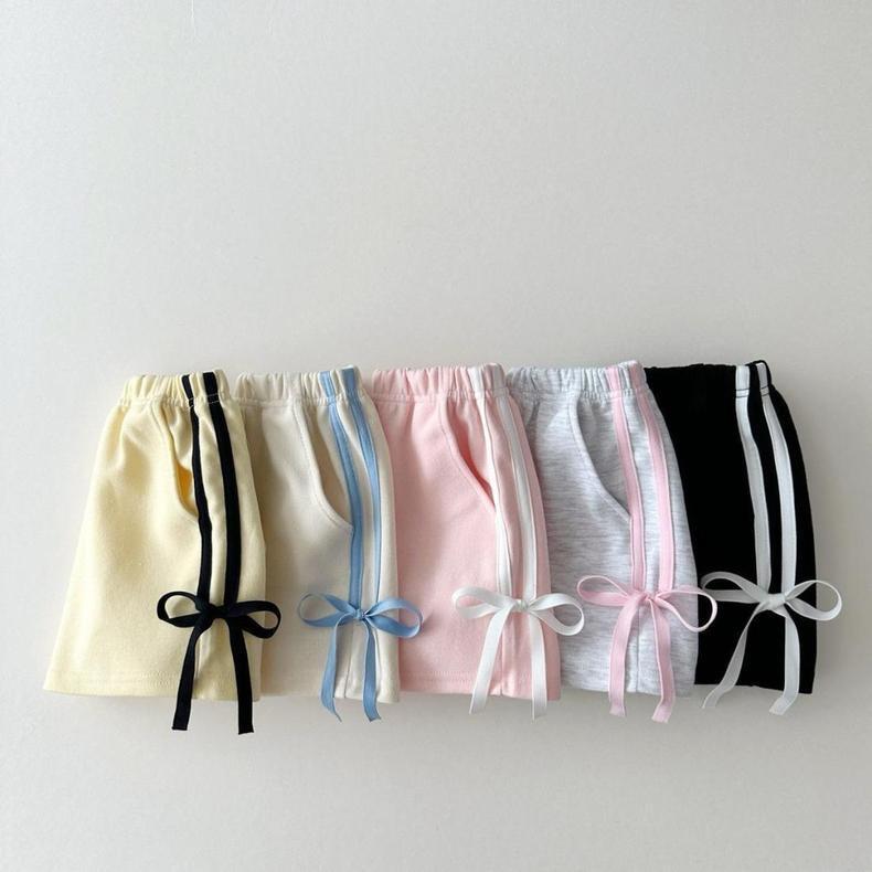 y456 - Ribbon Casual Shorts - Image 1