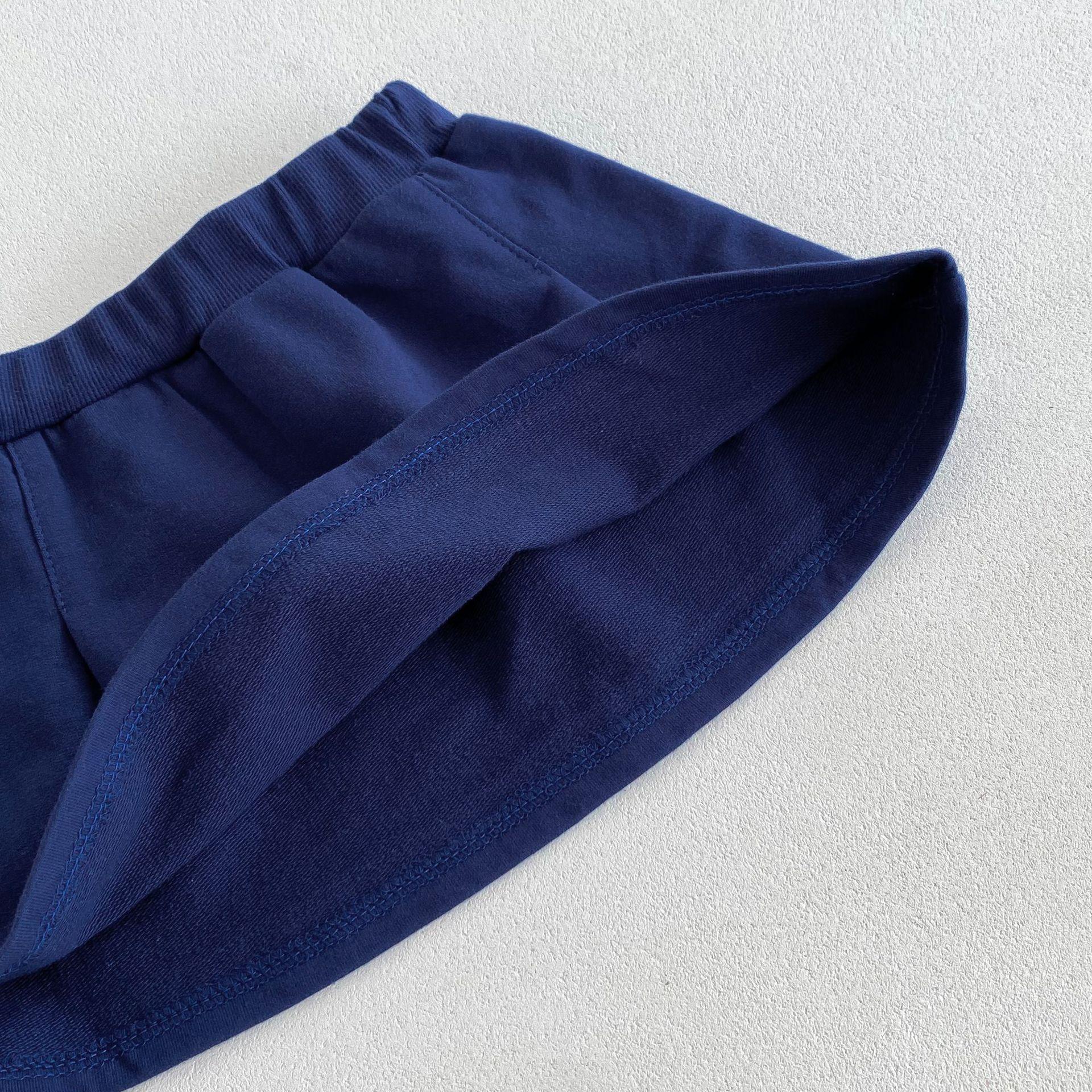 y454 - Baby Girl Navy Collar Set - Image 10