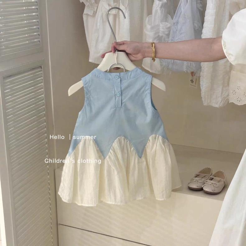 y504 - Spliced ​​Dress - Image 4