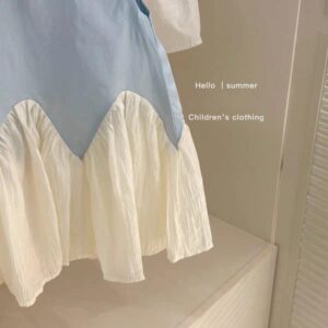 y504 - Spliced ​​Dress - 图片 7
