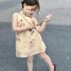 y474 - CNY Collections - Retro Halterneck Dress - Image 4
