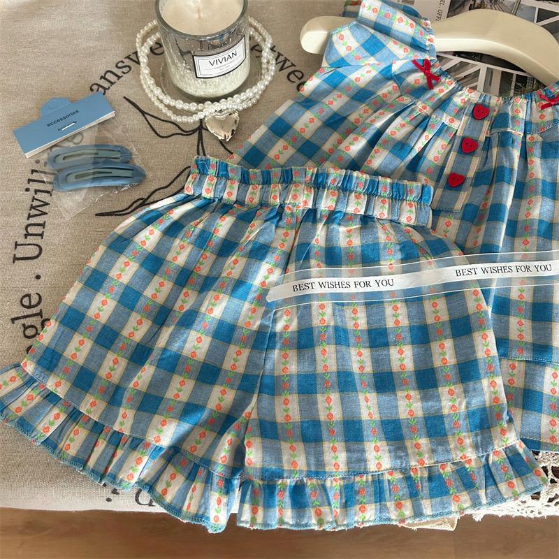y483 - Blue Plaid (Skirts and Set) - 图片 6