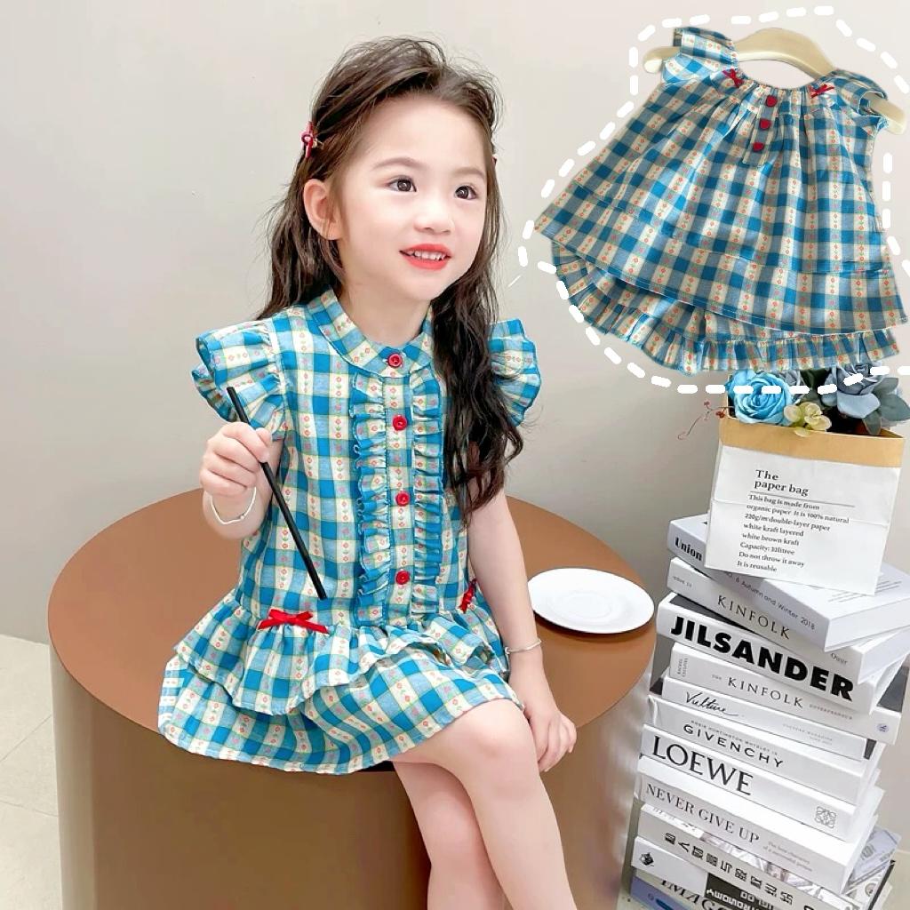 y483 - Blue Plaid (Skirts and Set) - 图片 1