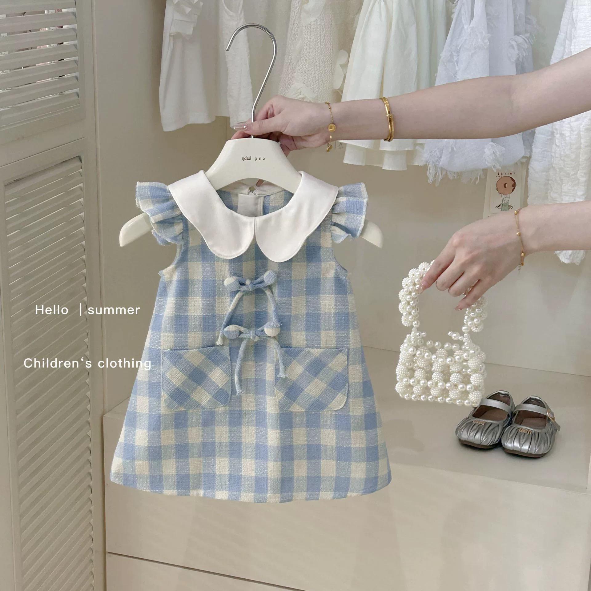 y484 - Small Flying Sleeve Dress - Image 3