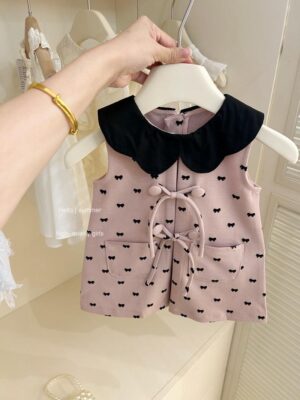 y488 - Pink Vest Skirt - Image 4