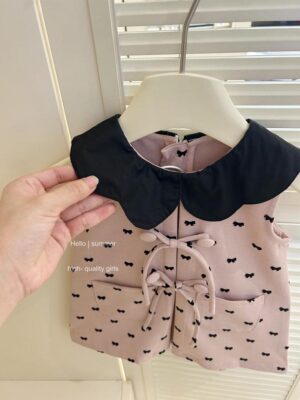 y488 - Pink Vest Skirt - Image 5