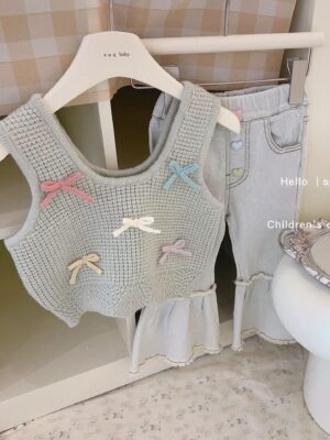 y489 - Bow Casual Suit - 图片 2