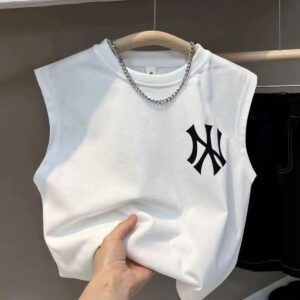 y523 - Sleeveless Vest Top - 图片 4