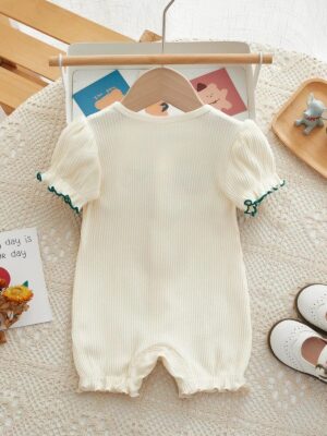 y680 - Embroidery Flower Jumper - 图片 3
