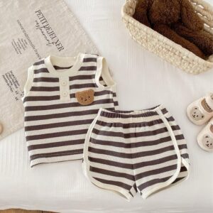 y739 - Korean Striped Suit - Image 5