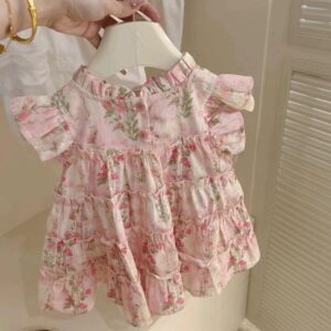 y726 - Floral Sleeveless Dress - 图片 2