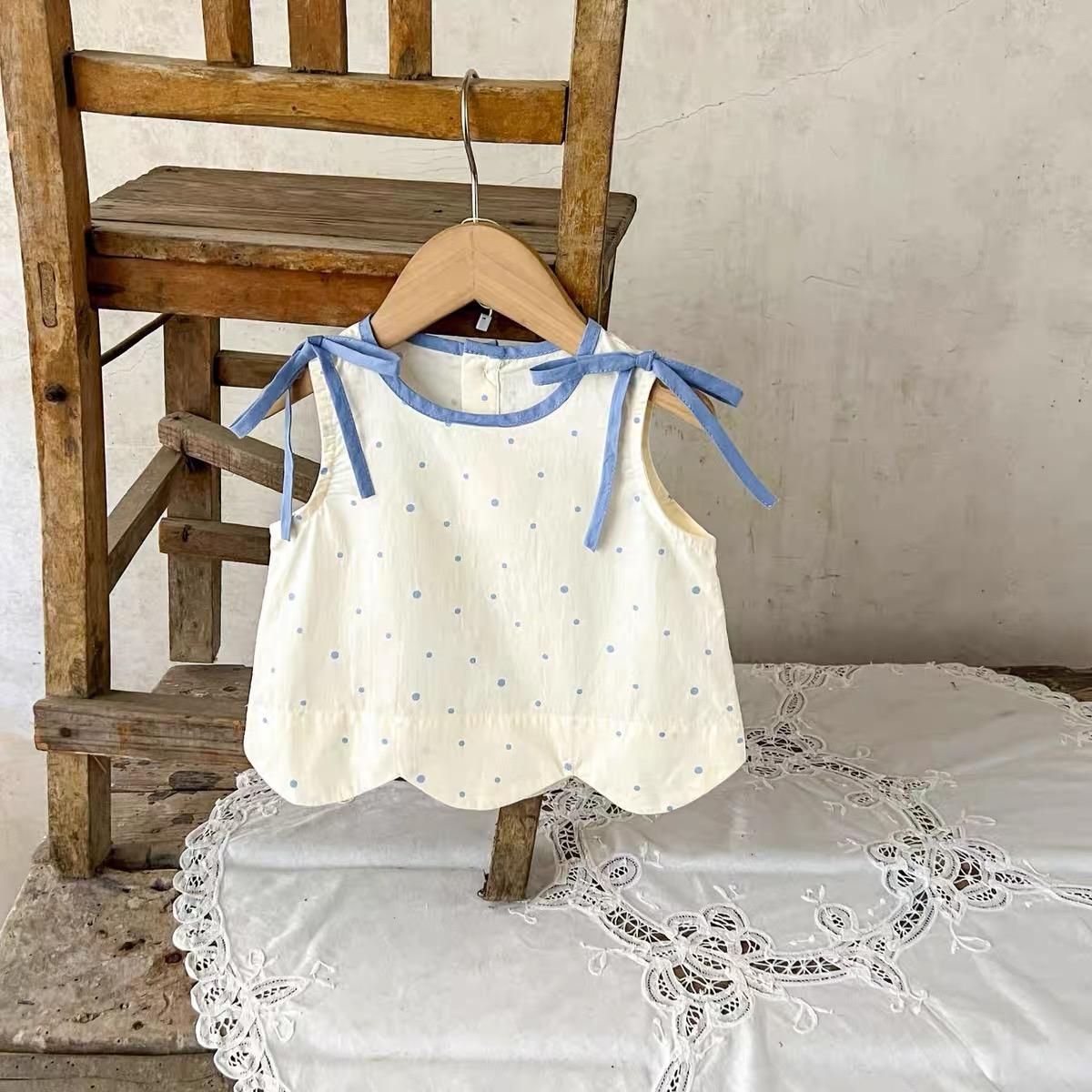 y732 - Blue Polka Dot Wave Set - Image 7