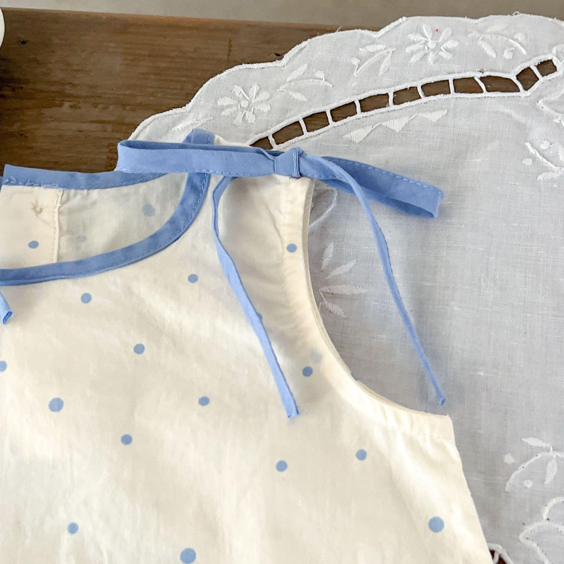 y732 - Blue Polka Dot Wave Set - Image 10