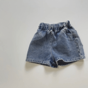 y746 - Children Casual Denim Shorts - 图片 4